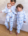 Pijama franela forest blue
