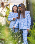 Pijama franela toile azul