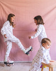 Pijama franela perritas en patines