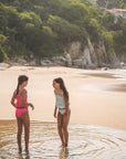 Bikini largo conejo flor