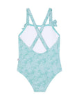Traje de baño florcitas verdes