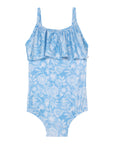 Traje de baño blue flower vuelos