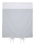 Cubre plumón rayado gris verdoso