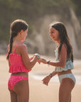 Bikini largo conejo flor