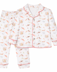 Pijama pima salchis flores largo