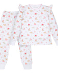 Pijama franela tea time