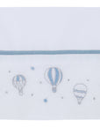 Juego de sábanas Globos celeste