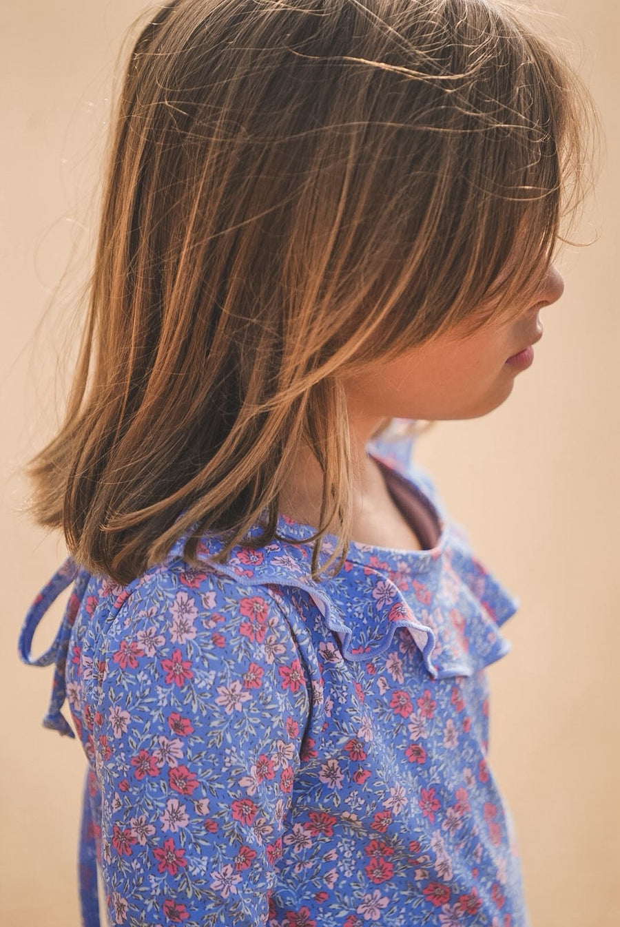 Traje de baño largo azul liberty vuelos