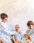 Pijama franela forest blue