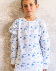 Pijama franela forest blue