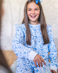 Pijama franela toile azul