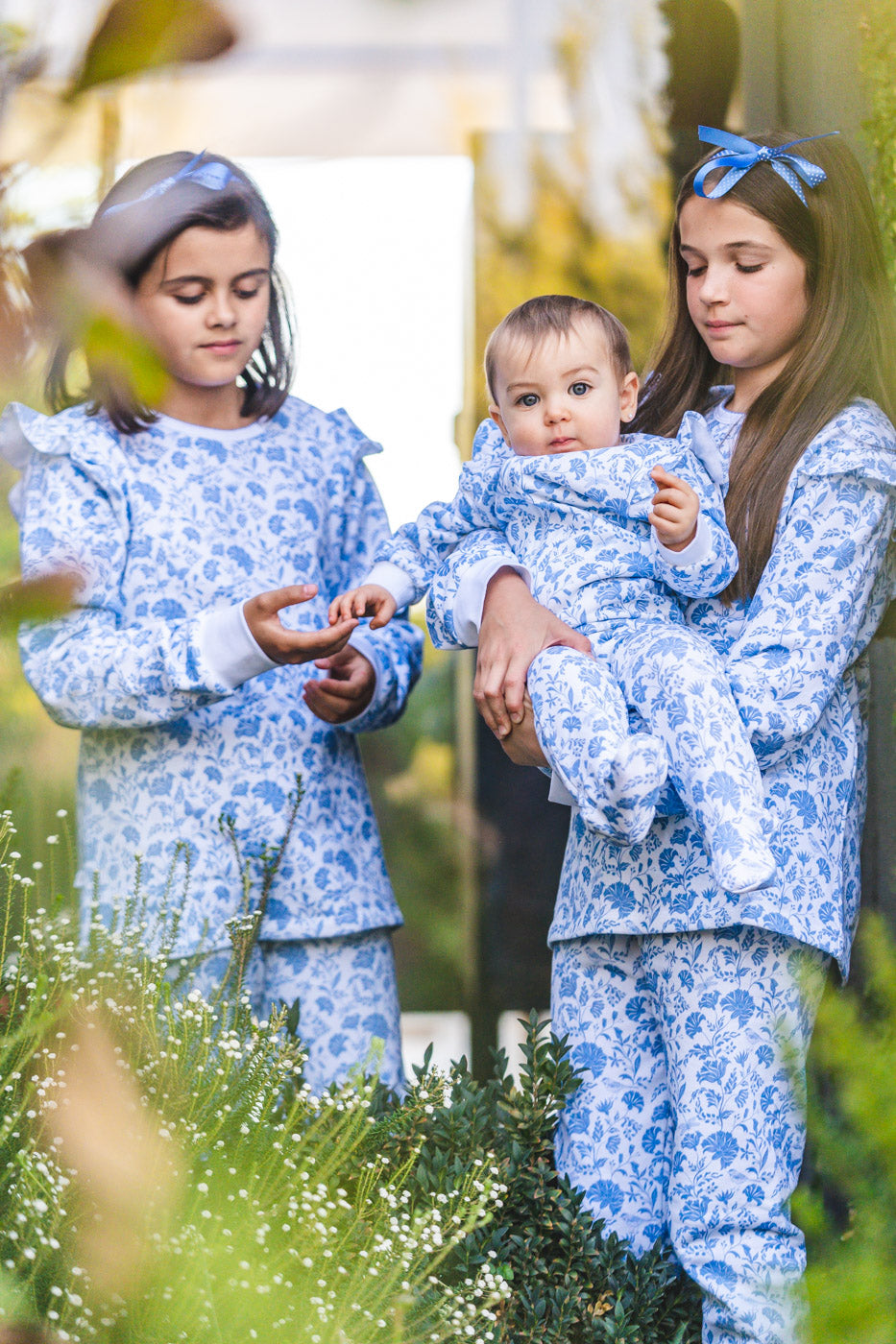 Pijama franela toile azul