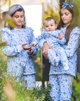 Pijama franela toile azul
