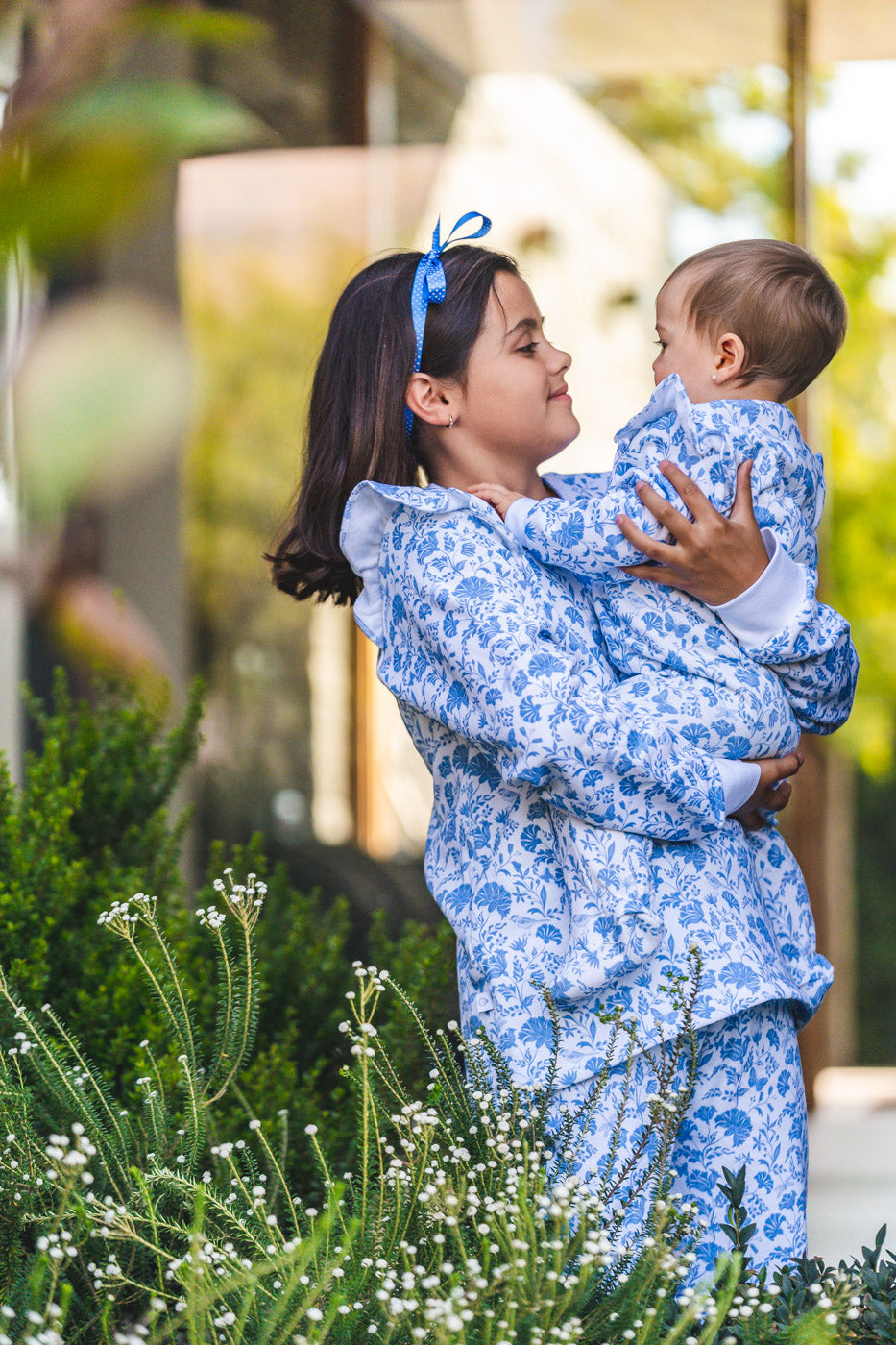 Pijama franela toile azul