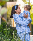 Pijama franela toile azul
