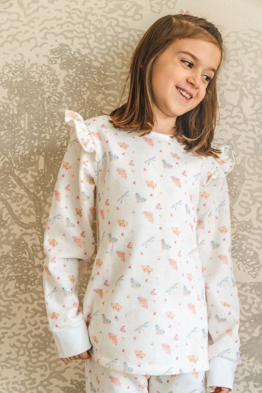 Pijama Kids Franela Libélulas y Mariposas