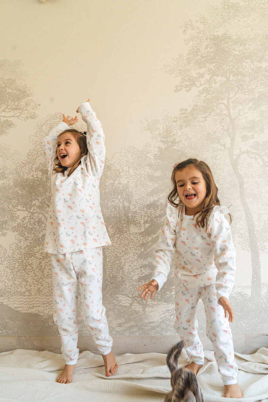 Pijama Kids Franela Libélulas y Mariposas