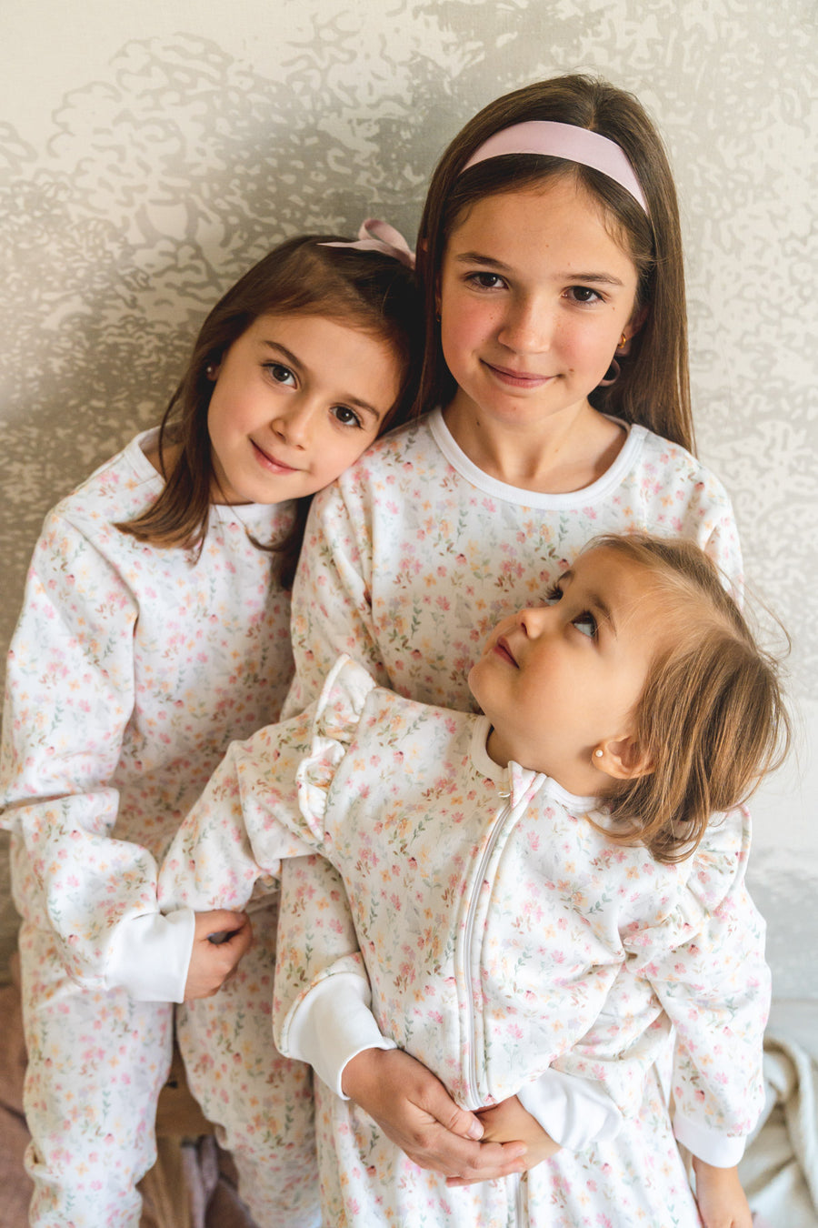 Pijama Kids Franela Winter flowers