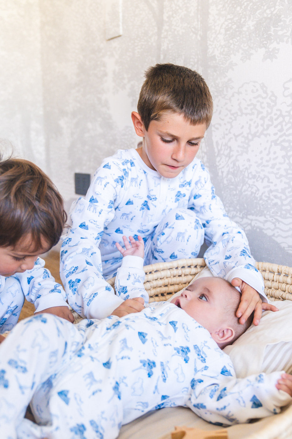 Pijama franela forest blue