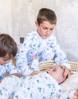 Pijama franela forest blue