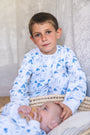 Pijama franela forest blue