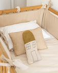 Cubre plumón cuadrille beige