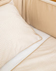 Cubre plumón cuadrille beige