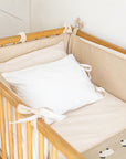 Cubre plumón cuadrille beige