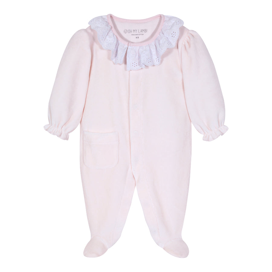 Enterito plush rosa pálido