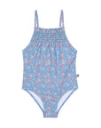 Traje de baño nido de abejas azul liberty
