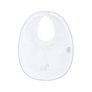 Babero redondo bordado safari