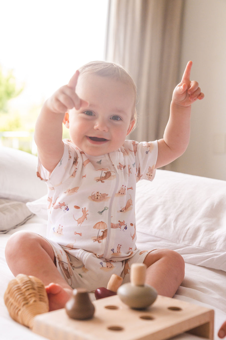 Enterito corto salchis playa