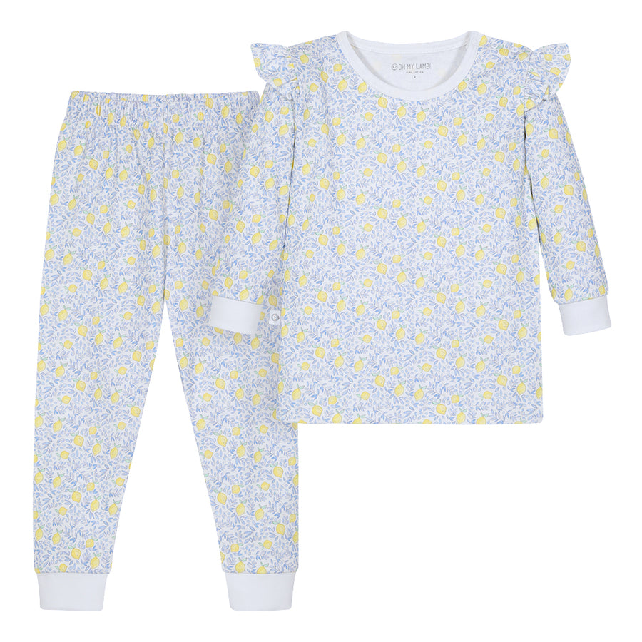 Pijama kids largo pima limones