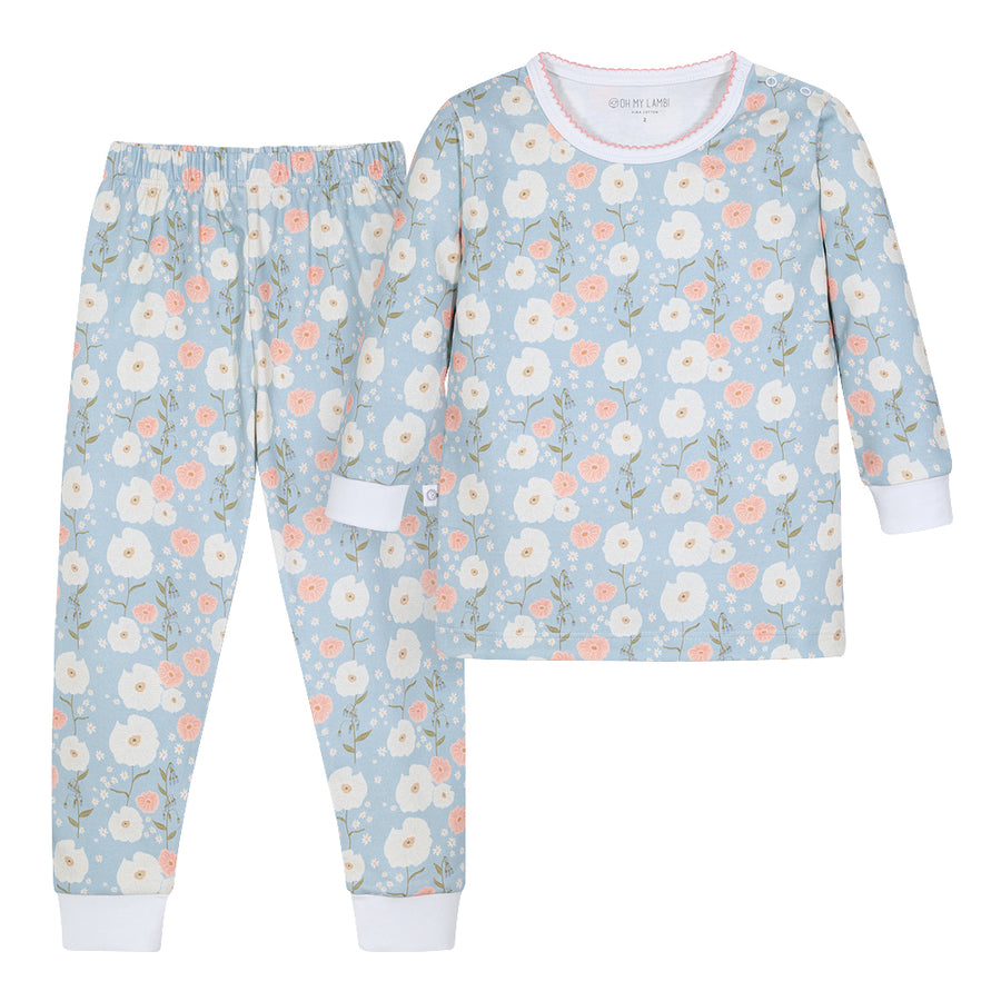 Pijama kids largo pima poppies