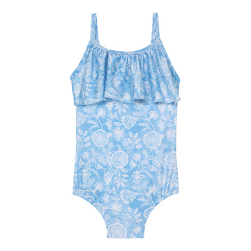 Traje de baño blue flower vuelos