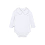 Body blanco cuello camisa