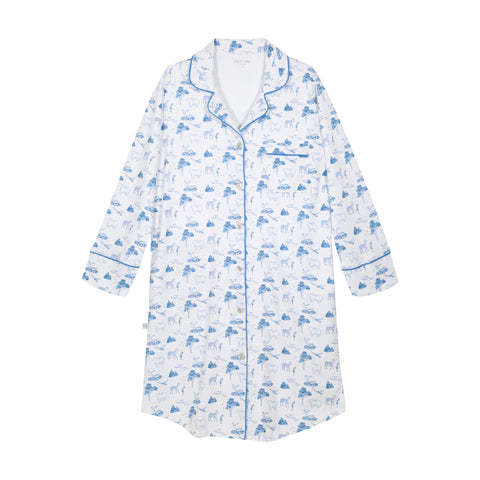 Camisa de dormir mujer forest blue