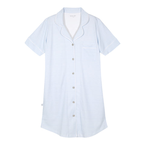 Camisa de dormir mujer rayada