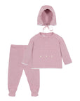 Conjunto amapola rosa