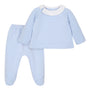 Conjunto acolchado celeste