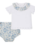 Conjunto con bombacho Sara celeste