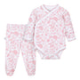 Conjunto toile rosa