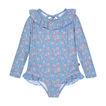 Traje de baño largo azul liberty vuelos