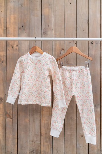 Pijama Kids Franela Winter flowers