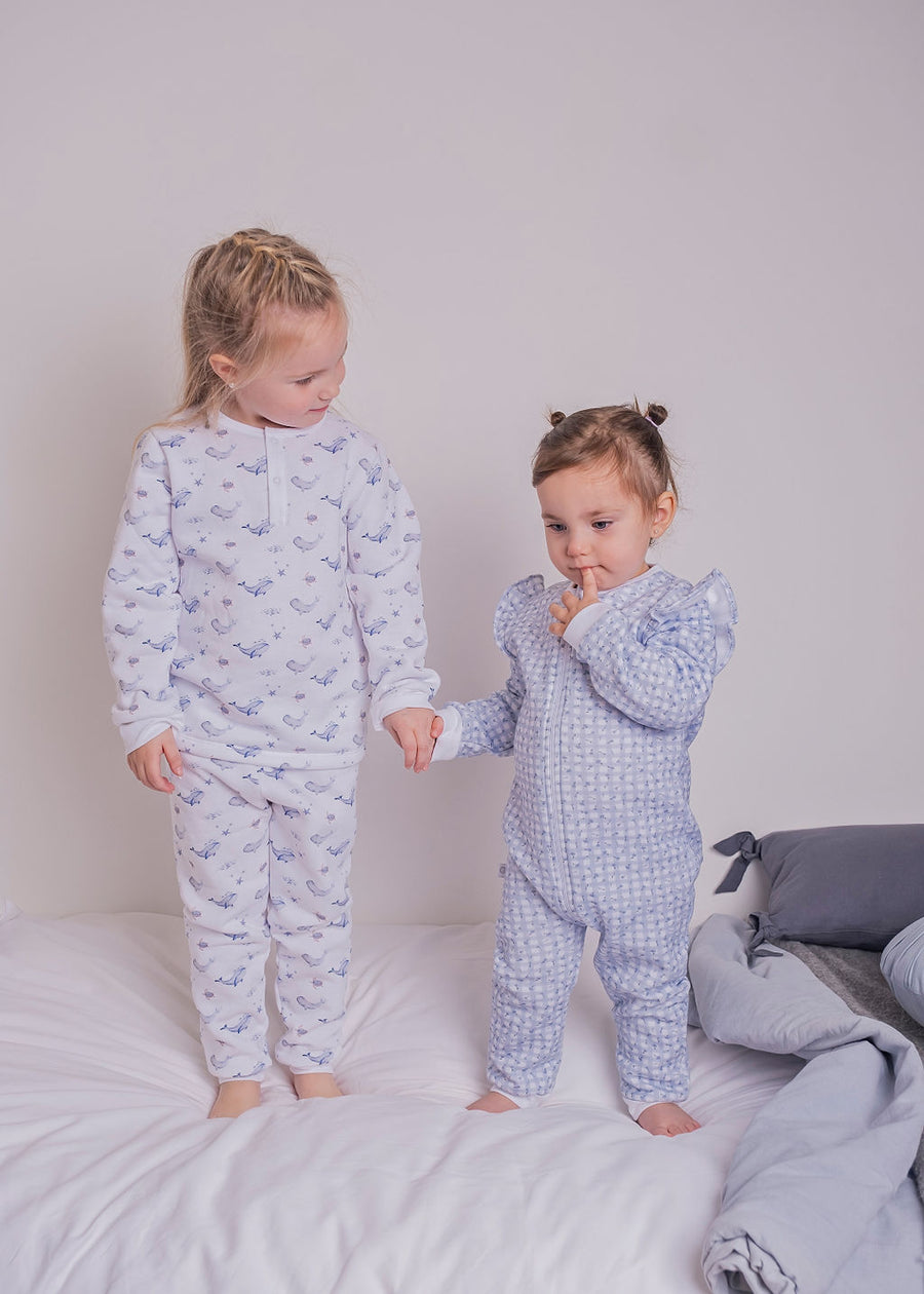 Pijama Kids Franela Whales