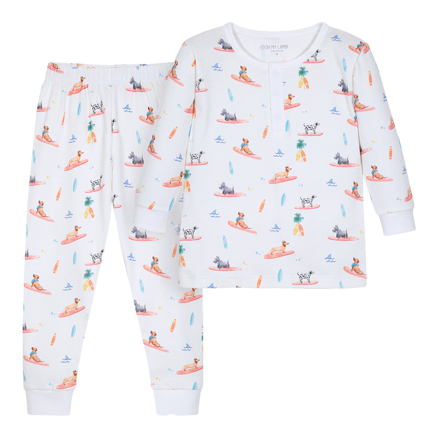 Pijama kids largo pima perros surf