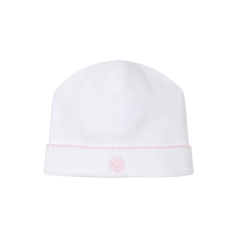 Gorrito redondo Blanco Oveja Rosada