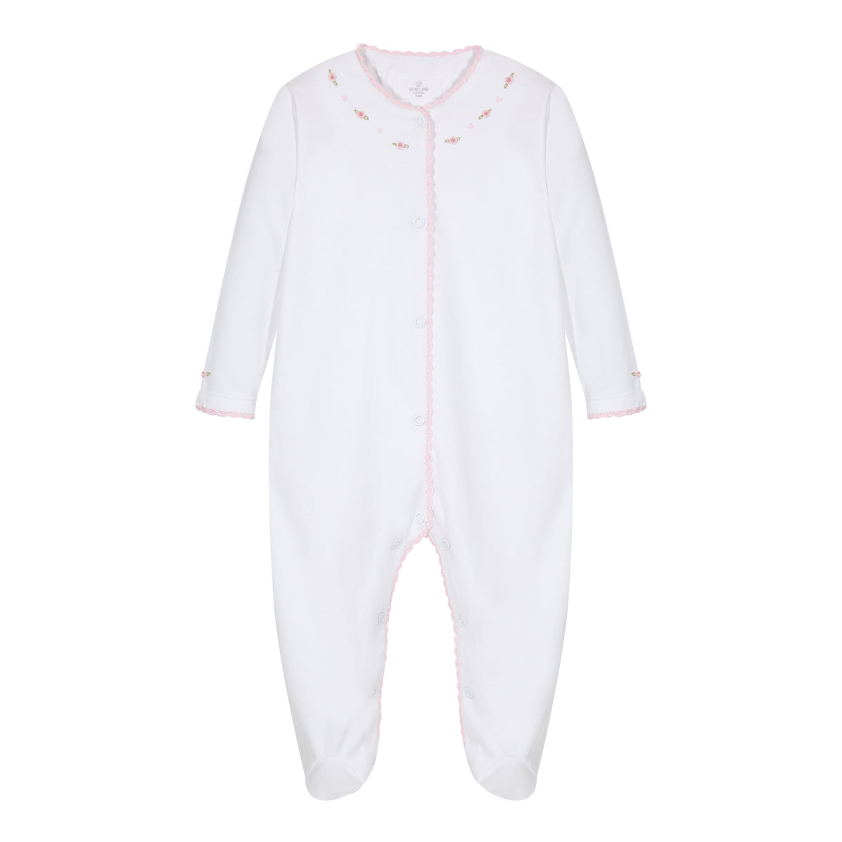 Enterito pima crochet Clara baby girl