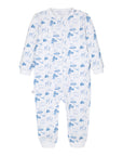 Enterito franela forest blue