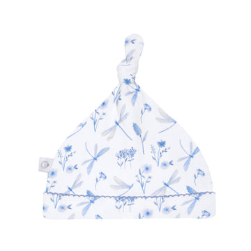 gorrito libélulas azul